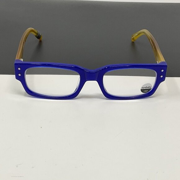 Eyebobs Accessories - eyebobs Peckerhead Reading Glasses Color 20 - Cobalt Front with Blonde Temples